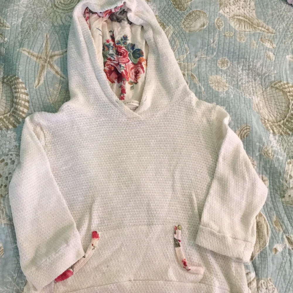 White Cropped Sweater